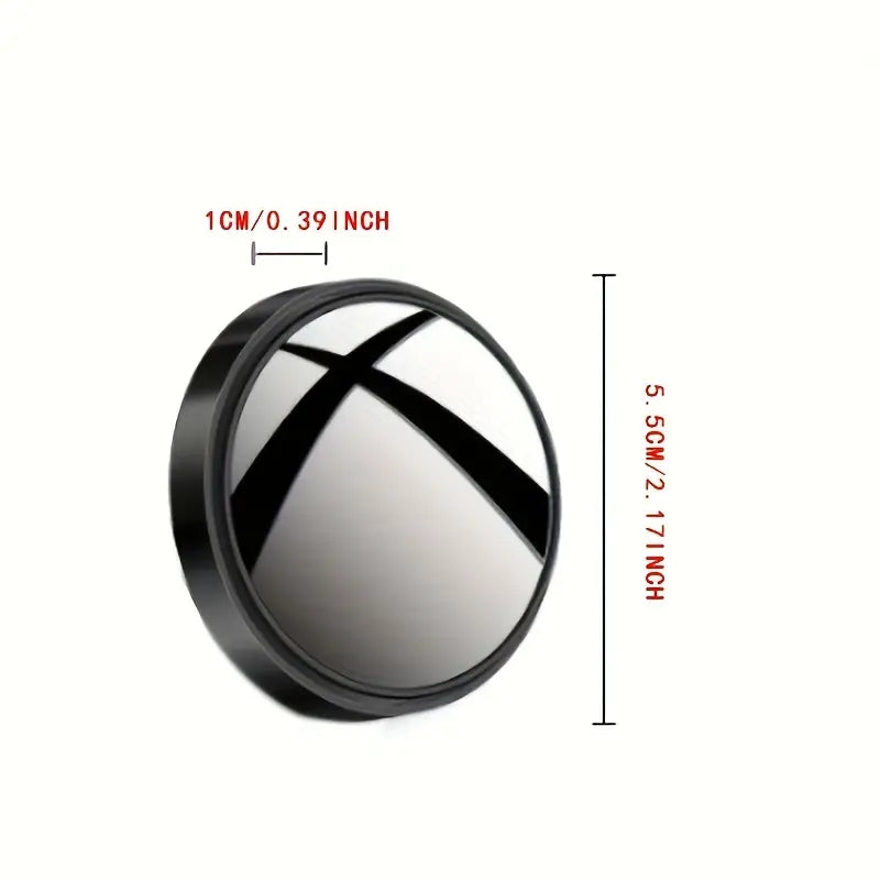 2pcs Car Rearview High-definition Round Mirror
