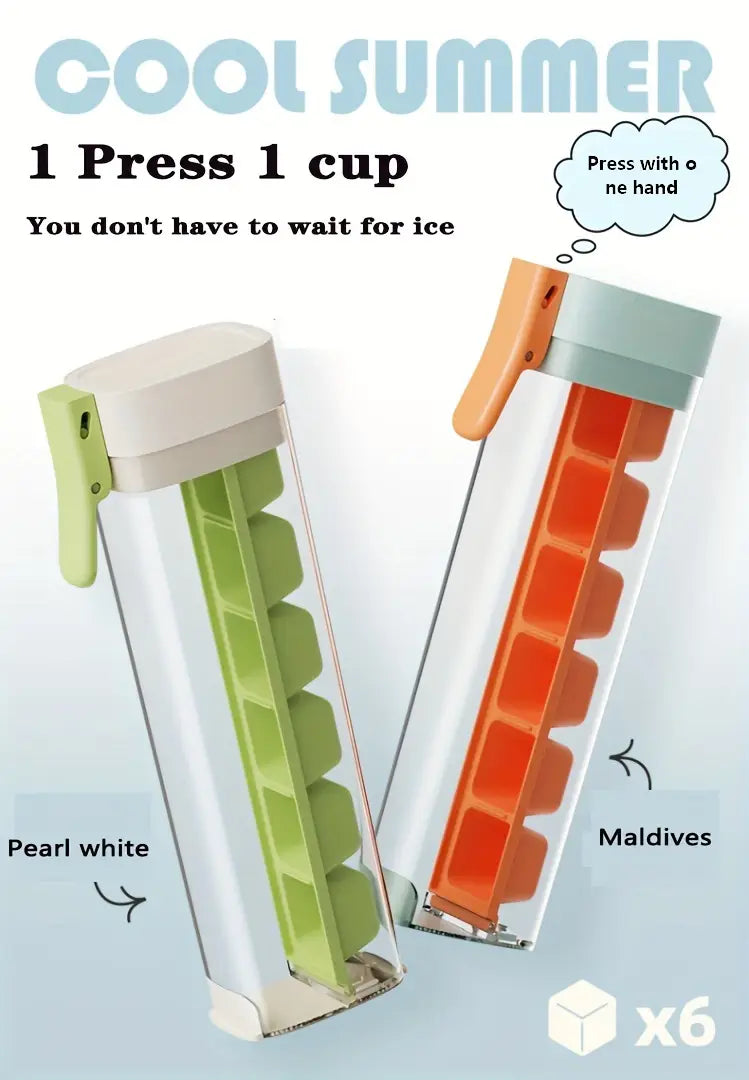 Easy-Press Single-Hand Ice Cube Maker