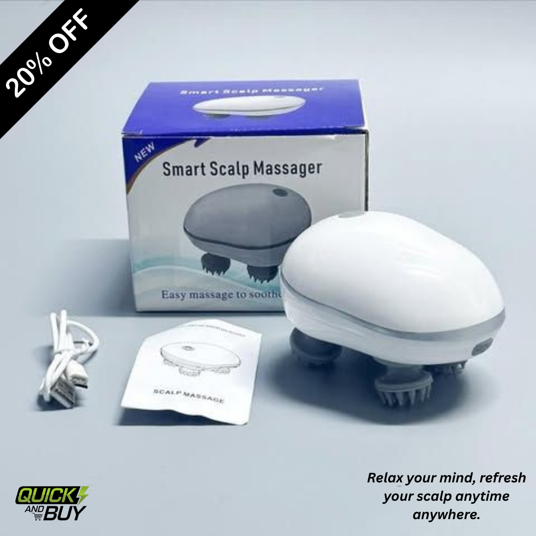 Smart Electric Scalp Massager Deep Relaxation & Stress Relief