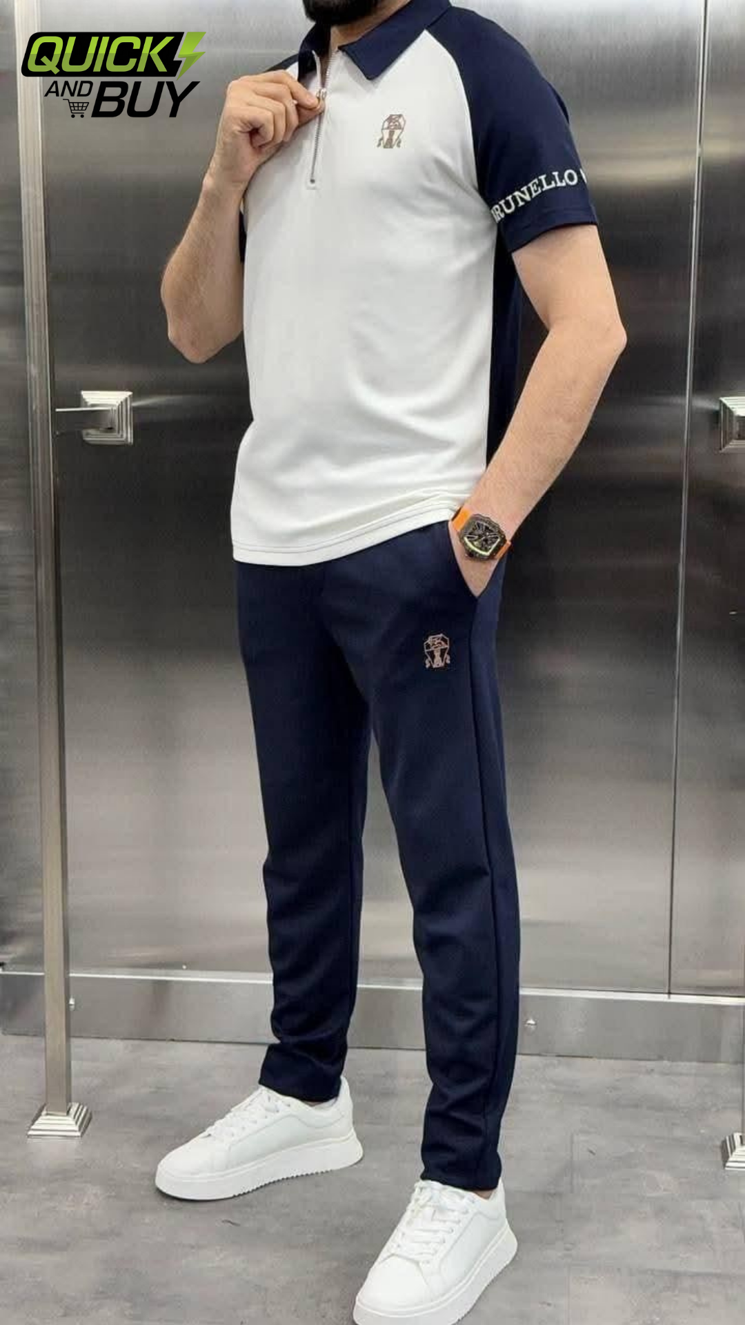 Panel Zip Style Track suit
