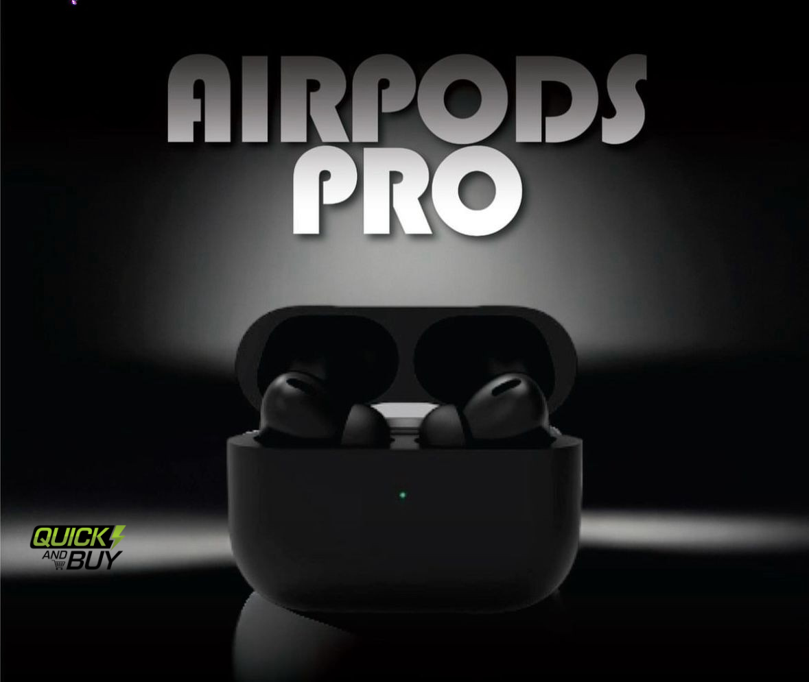 Airpords Pro 2 Black with Buzzer Edition High Quality Box Packing
