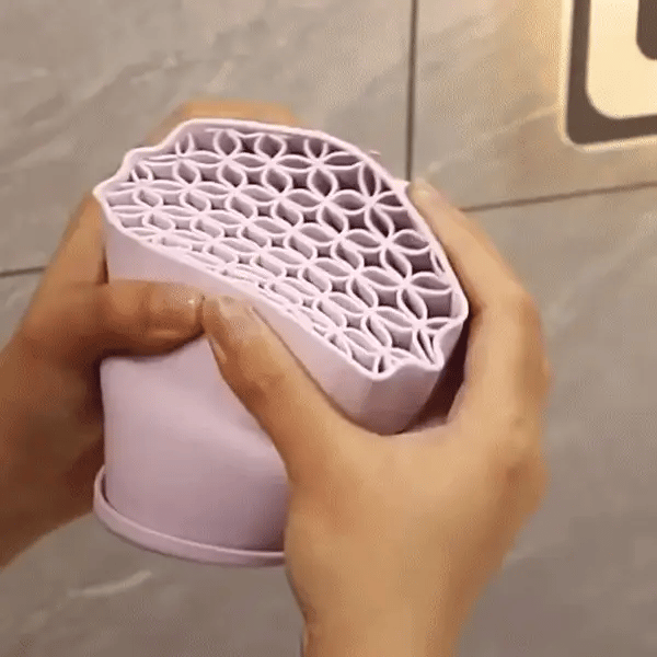 3 In 1 Silicone Cosmetic Brush Cleaner Bowl