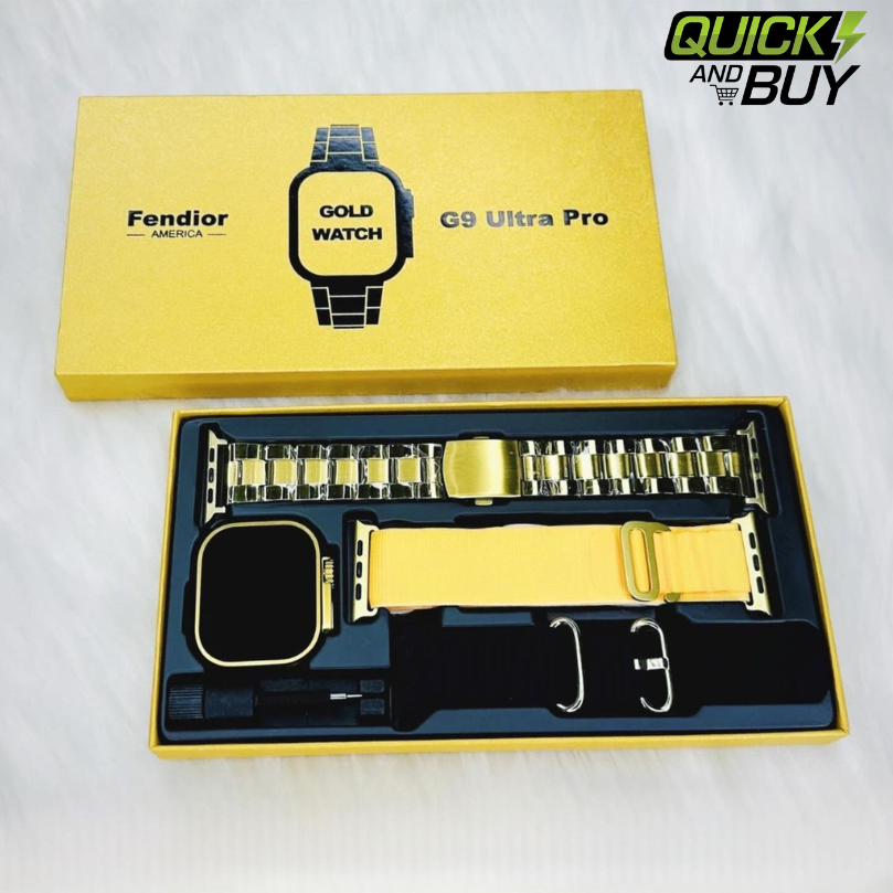 G9 Ultra Pro Smartwatch – Special Gold Edition