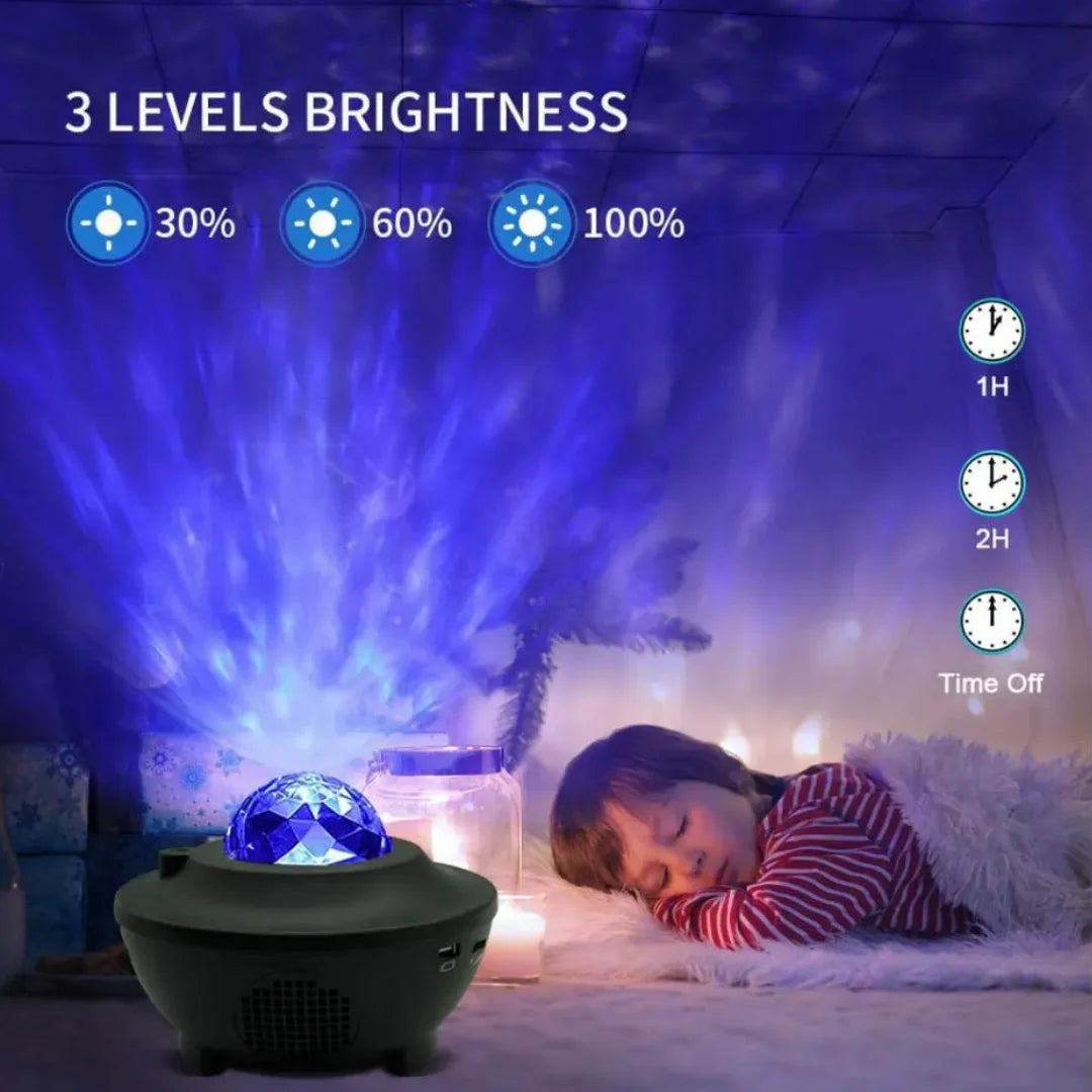 Galaxy Projector Lamp with Music Bluetooth Speaker