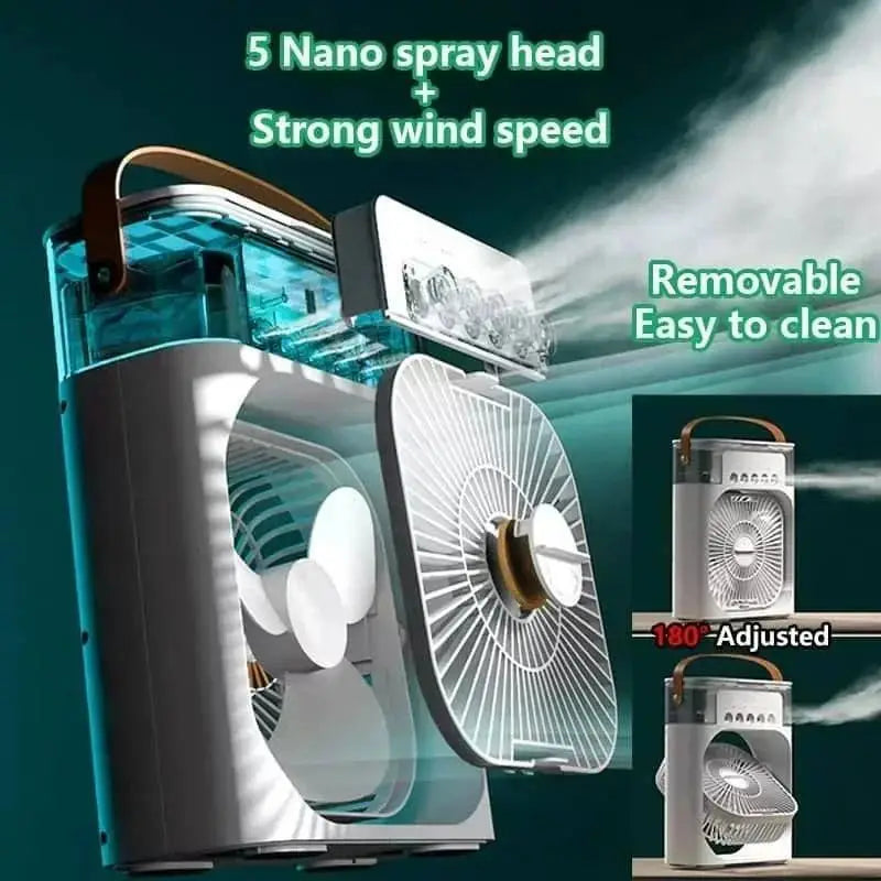 Compact 3-In-1 Fan and Air Conditioner for Home Use