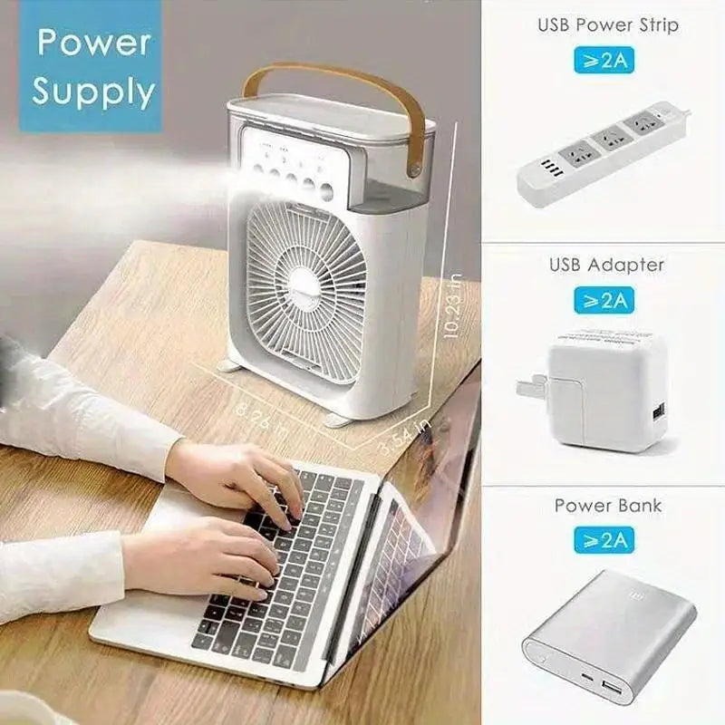 Compact 3-In-1 Fan and Air Conditioner for Home Use