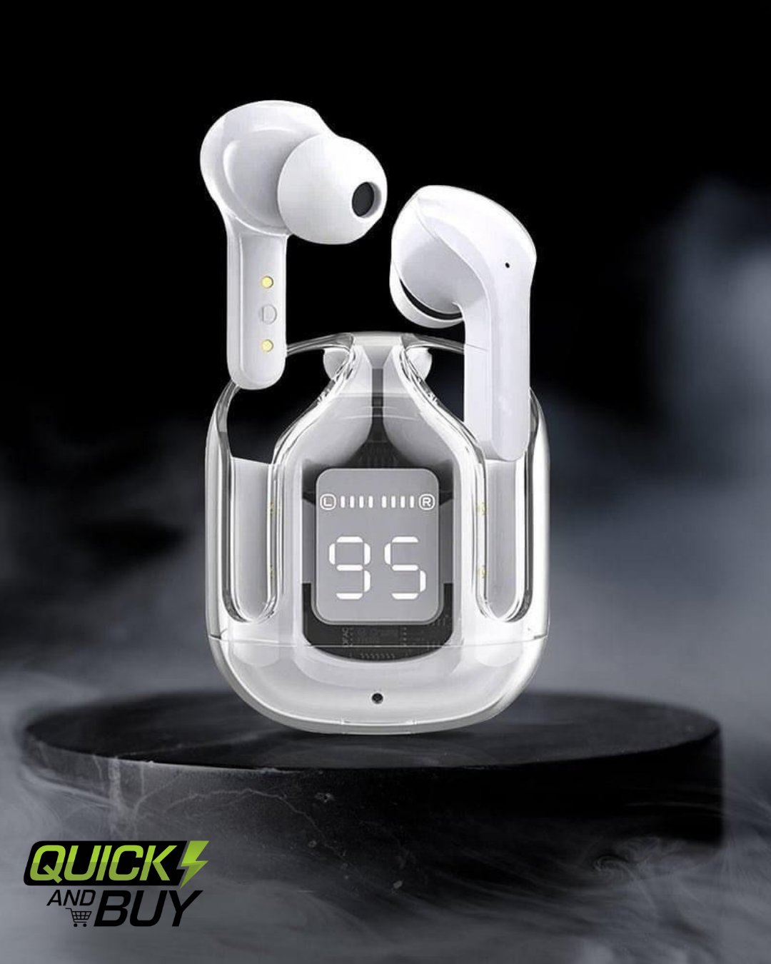 Air 31 Transparent Digital Earbuds with Box Packing