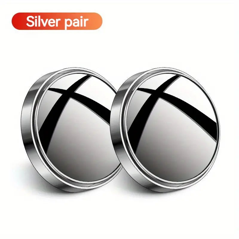 2pcs Car Rearview High-definition Round Mirror