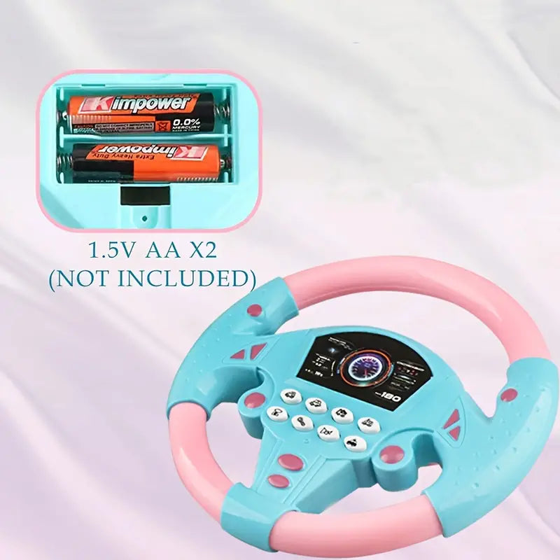 The Suction Cup Educational Steering Wheel Toy