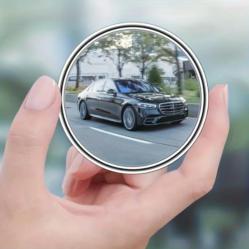 2pcs Car Rearview High-definition Round Mirror