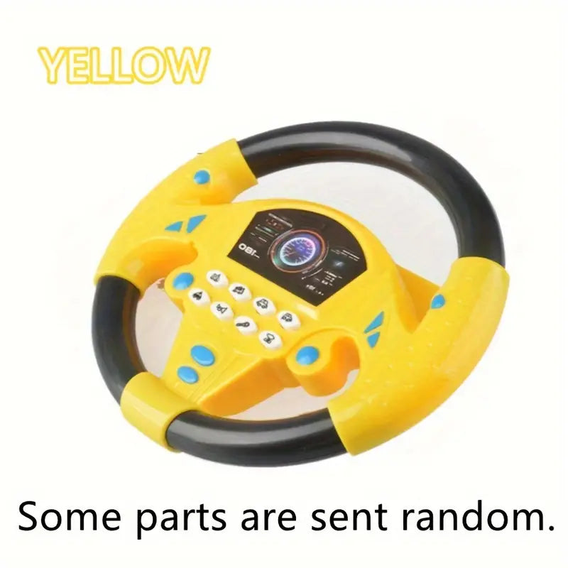 The Suction Cup Educational Steering Wheel Toy