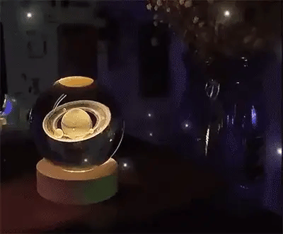 Astronomy 3D Crystal Ball with LED