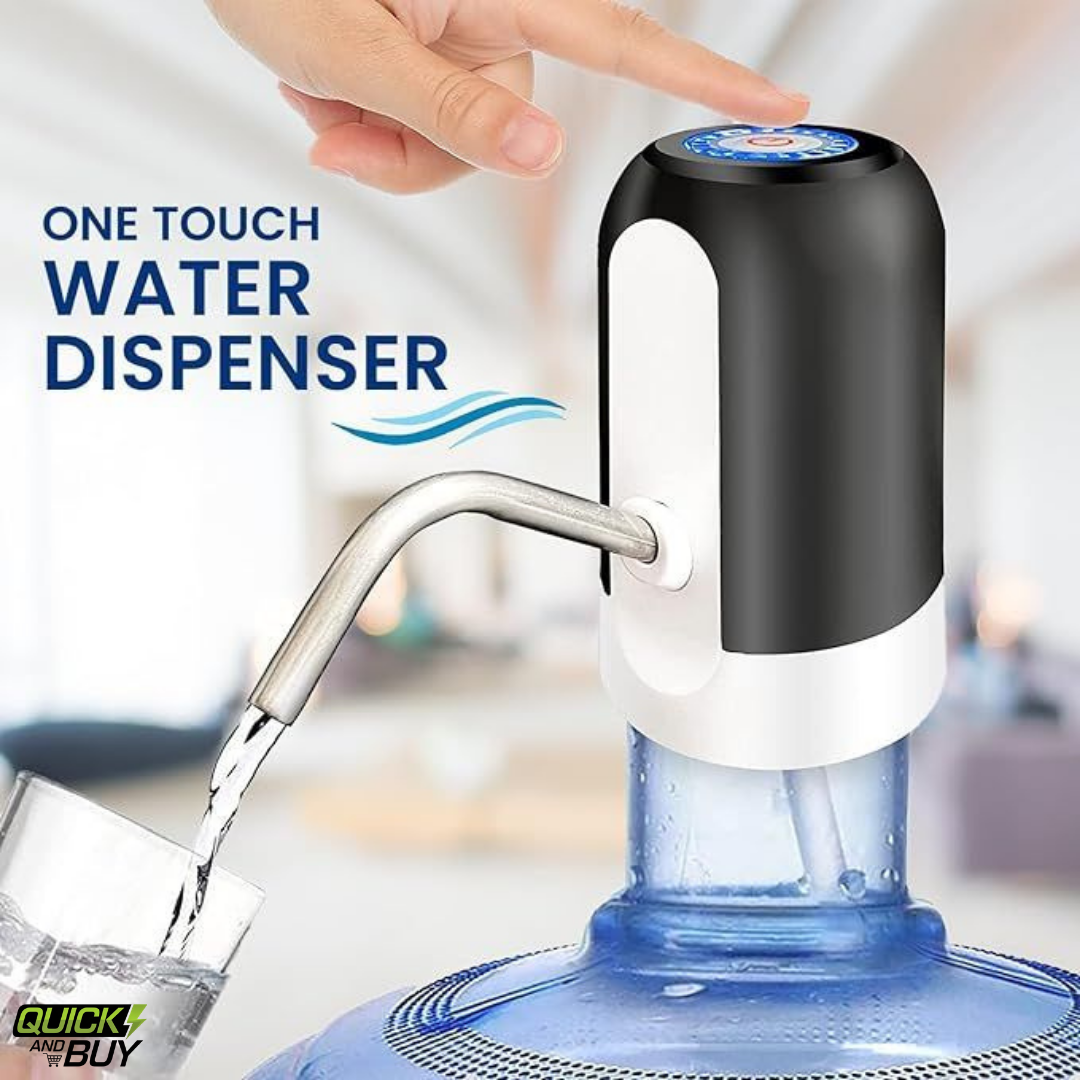 Automatic Water Dispenser Pump Rechargeable USB Bottle Water Pump (Portable)