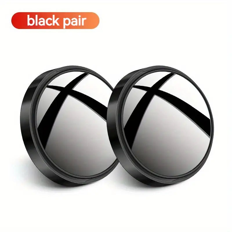 2pcs Car Rearview High-definition Round Mirror