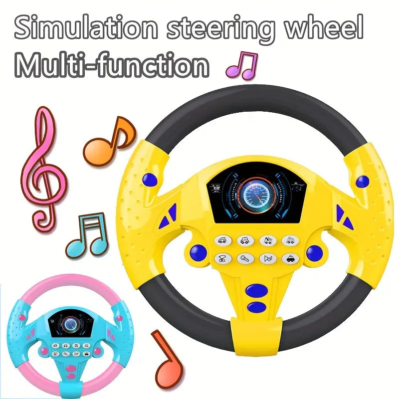 The Suction Cup Educational Steering Wheel Toy