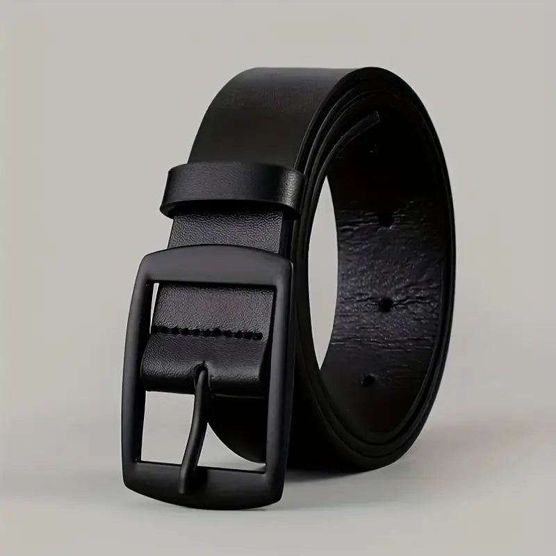 1pc Men'S Fashionable PU Leather Belt