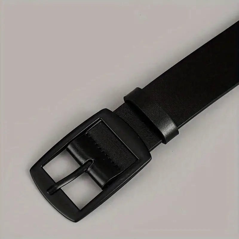 1pc Men'S Fashionable PU Leather Belt