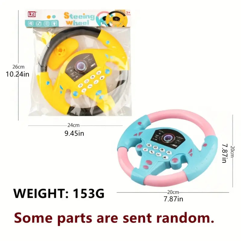 The Suction Cup Educational Steering Wheel Toy