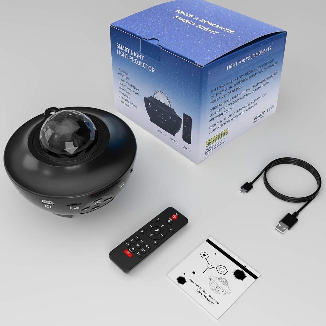 Galaxy Projector Lamp with Music Bluetooth Speaker