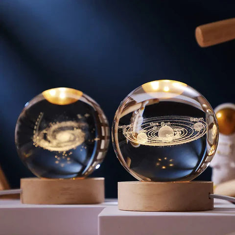 Astronomy 3D Crystal Ball with LED