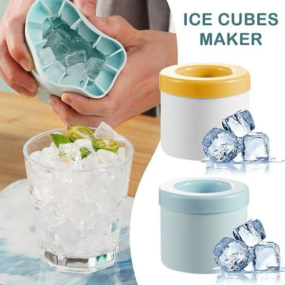 Mini Silicone Ice Cubes Bucket with Box Packing