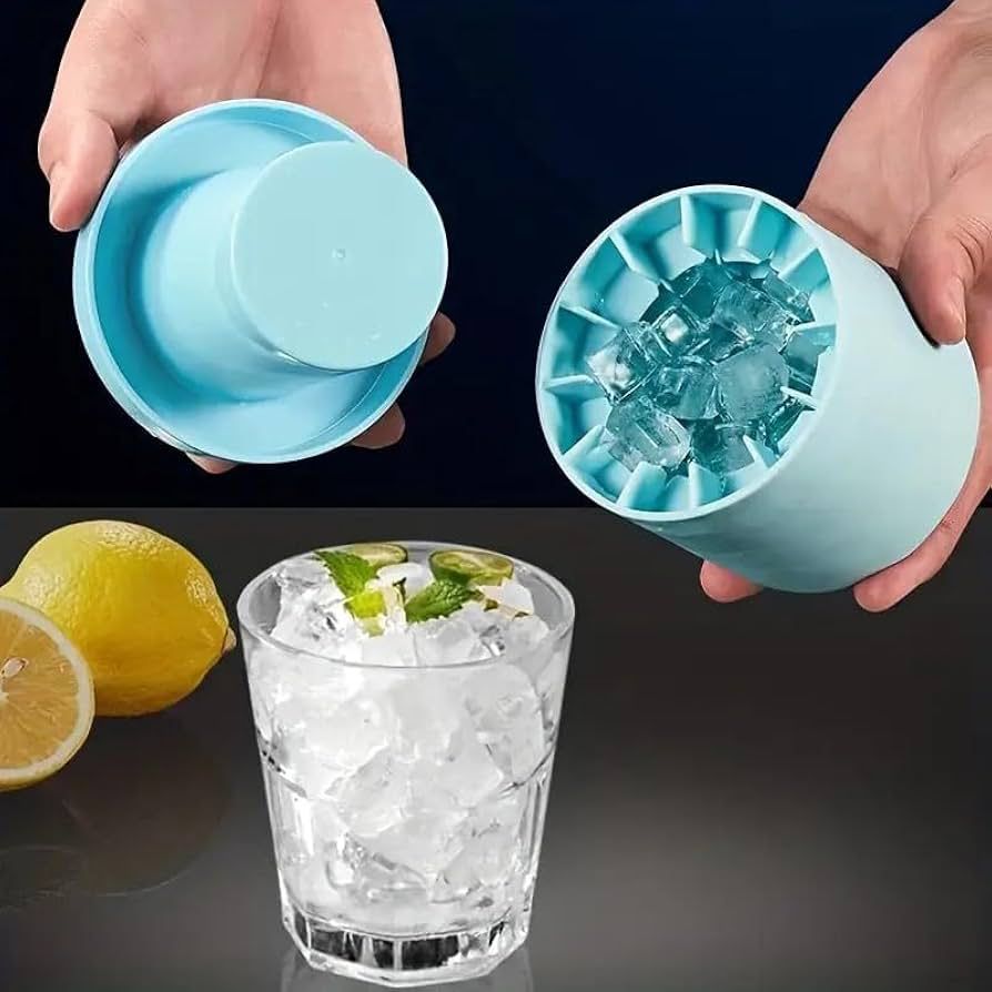 Mini Silicone Ice Cubes Bucket with Box Packing