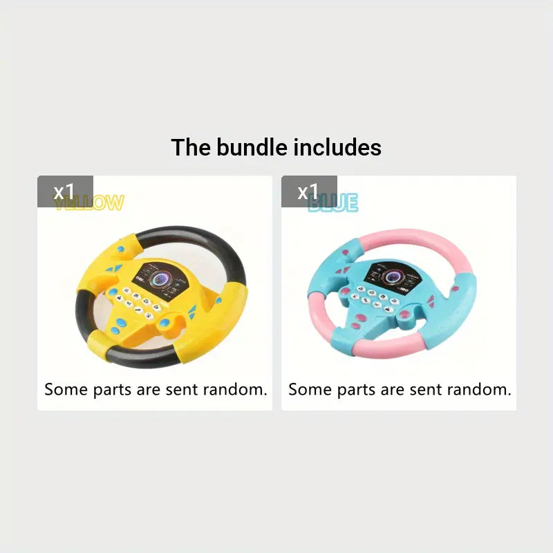 The Suction Cup Educational Steering Wheel Toy