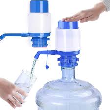 Pure Water Hand Pressure Fountain Manual Pumping Bucket Dispenser