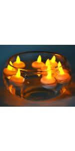 LED Glass Candle