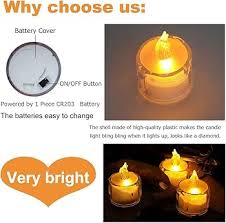LED Glass Candle
