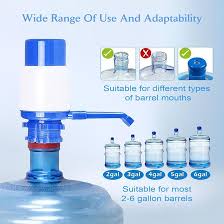Pure Water Hand Pressure Fountain Manual Pumping Bucket Dispenser