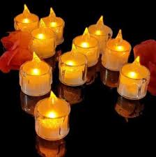 LED Glass Candle