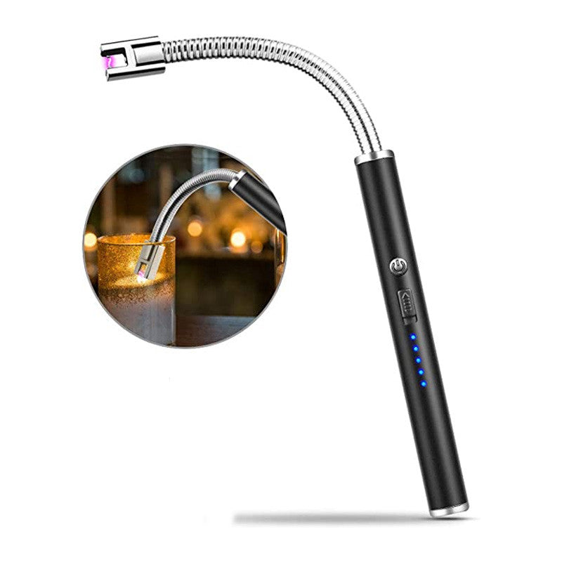 Rechargeable Electric USB Lighter Stove Lighter Long Neck Led