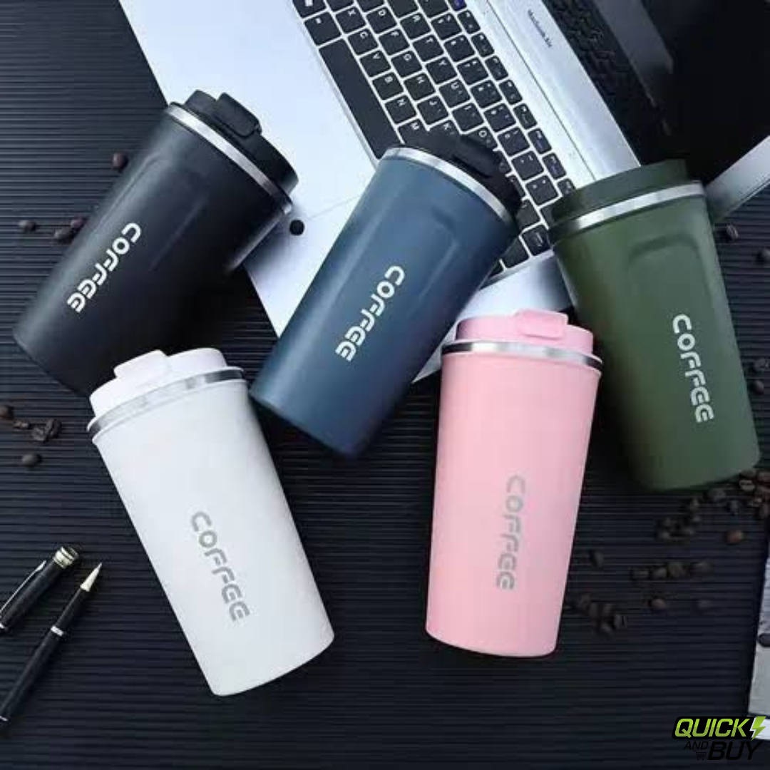 Smart Temperature Display Coffee Mug LED Touch Travel Cup