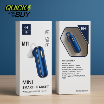 M11 Single Bluetooth High Quality (Box Pack) (Random Colours)
