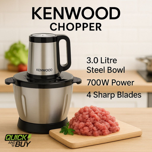 3 Litre Kenwood 3-Speed Control with 4 Blades and Beater