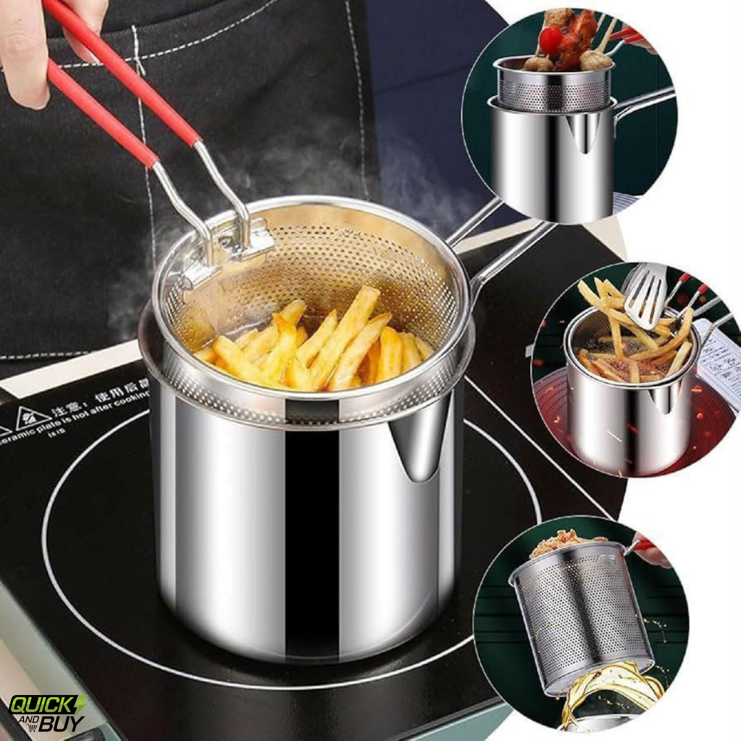 Stainless Steel Deep Fryer Pot