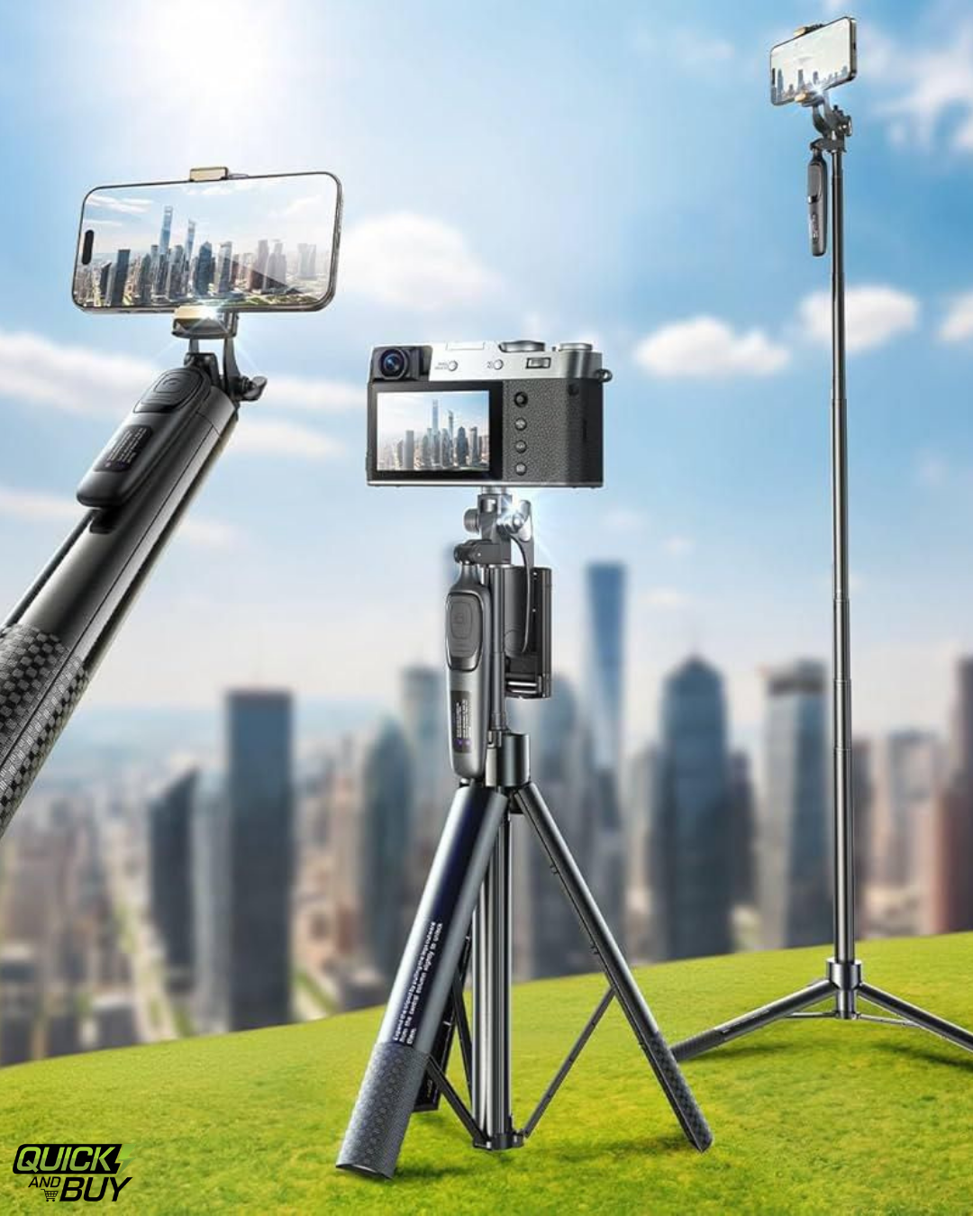 7FT Extendable Tripod Stand with Remote Control