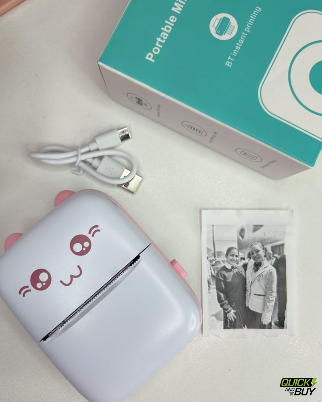 Mini Portable Bluetooth Inkless Pocket Printer