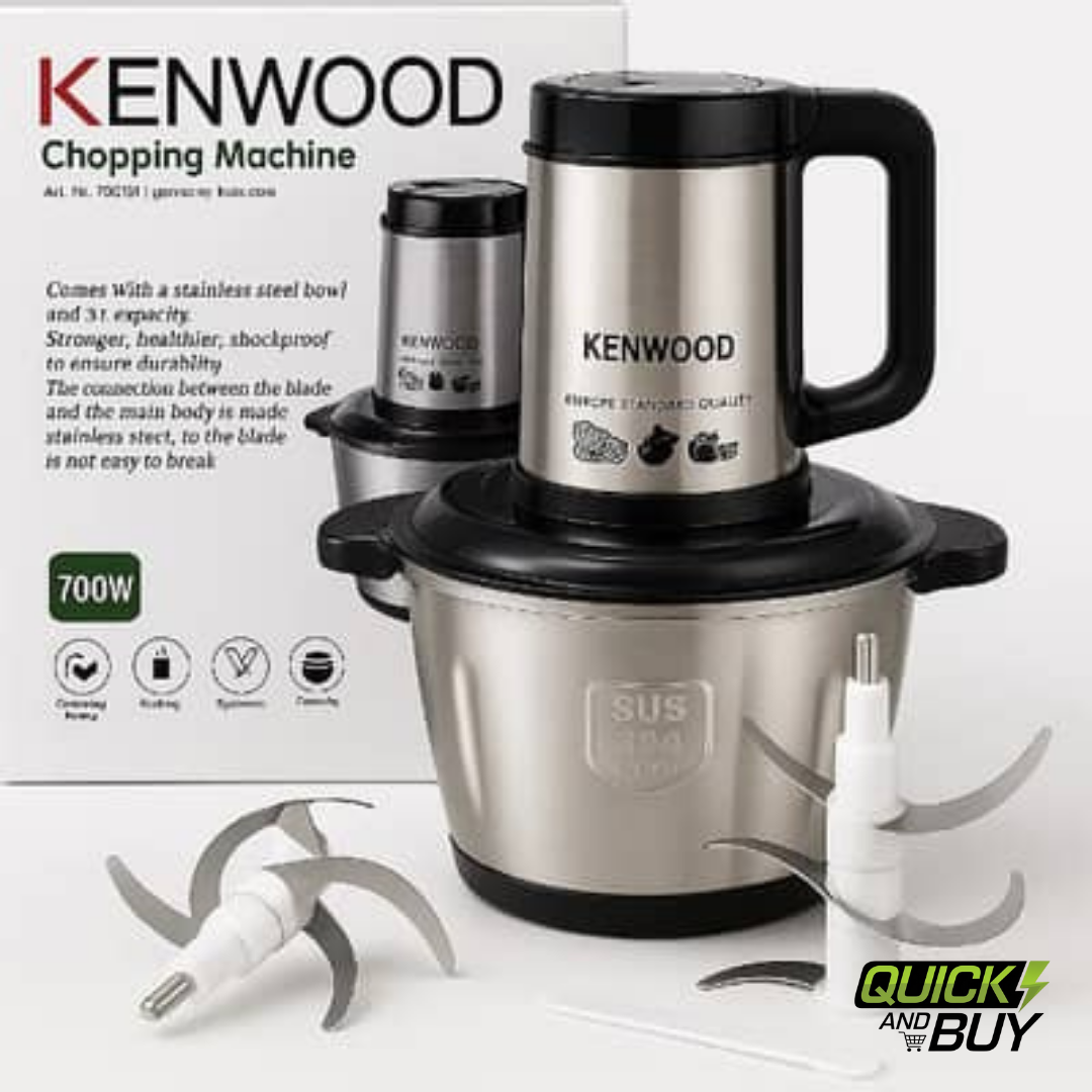 3 Litre Kenwood 3-Speed Control with 4 Blades and Beater