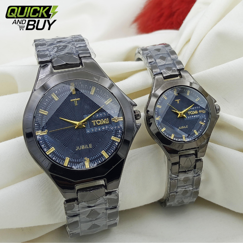 TOMI Couple Chain Watch – Timeless Elegance for Two