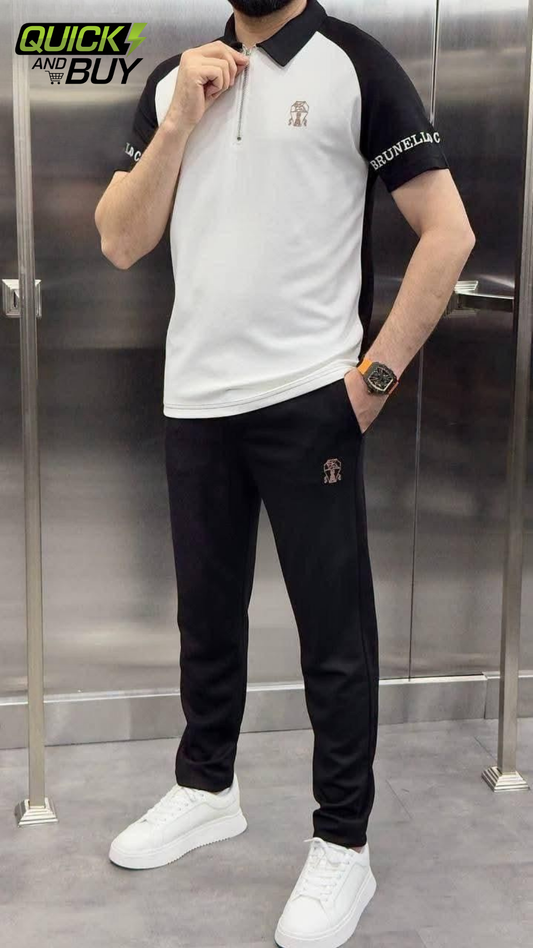 Panel Zip Style  Track suit