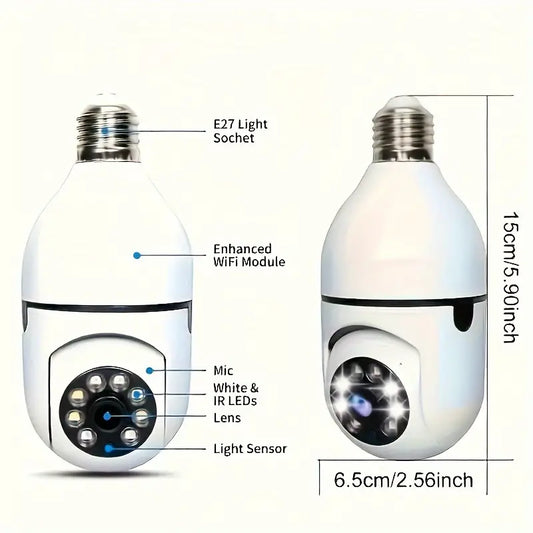 Smart WiFi E27 Bulb Camera