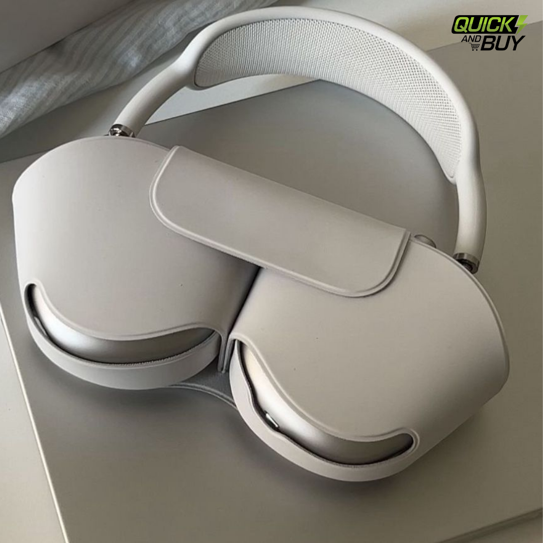 AirPods Max Platinum Copy – Same as Original with Carry Case & Charging Cable