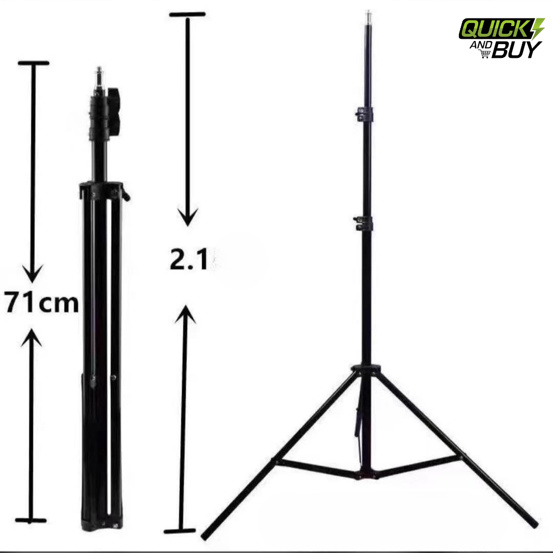 HX-260 Ring Light – 3 Light Modes with 7 Ft Adjustable Stand | High Quality