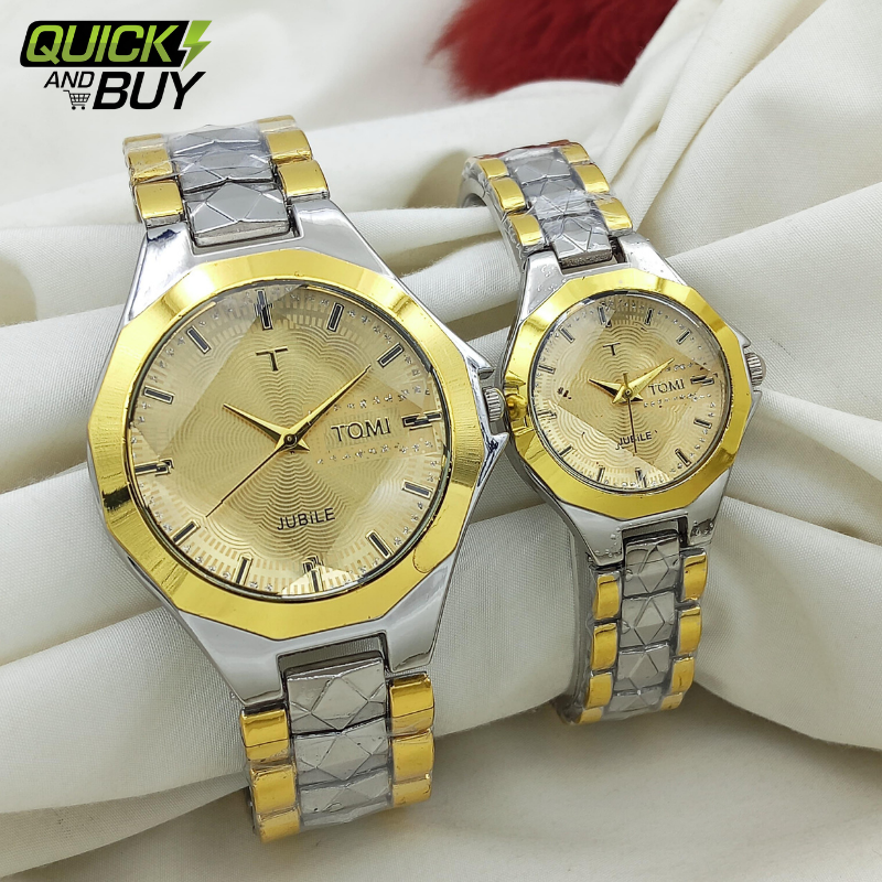 TOMI Couple Chain Watch – Timeless Elegance for Two