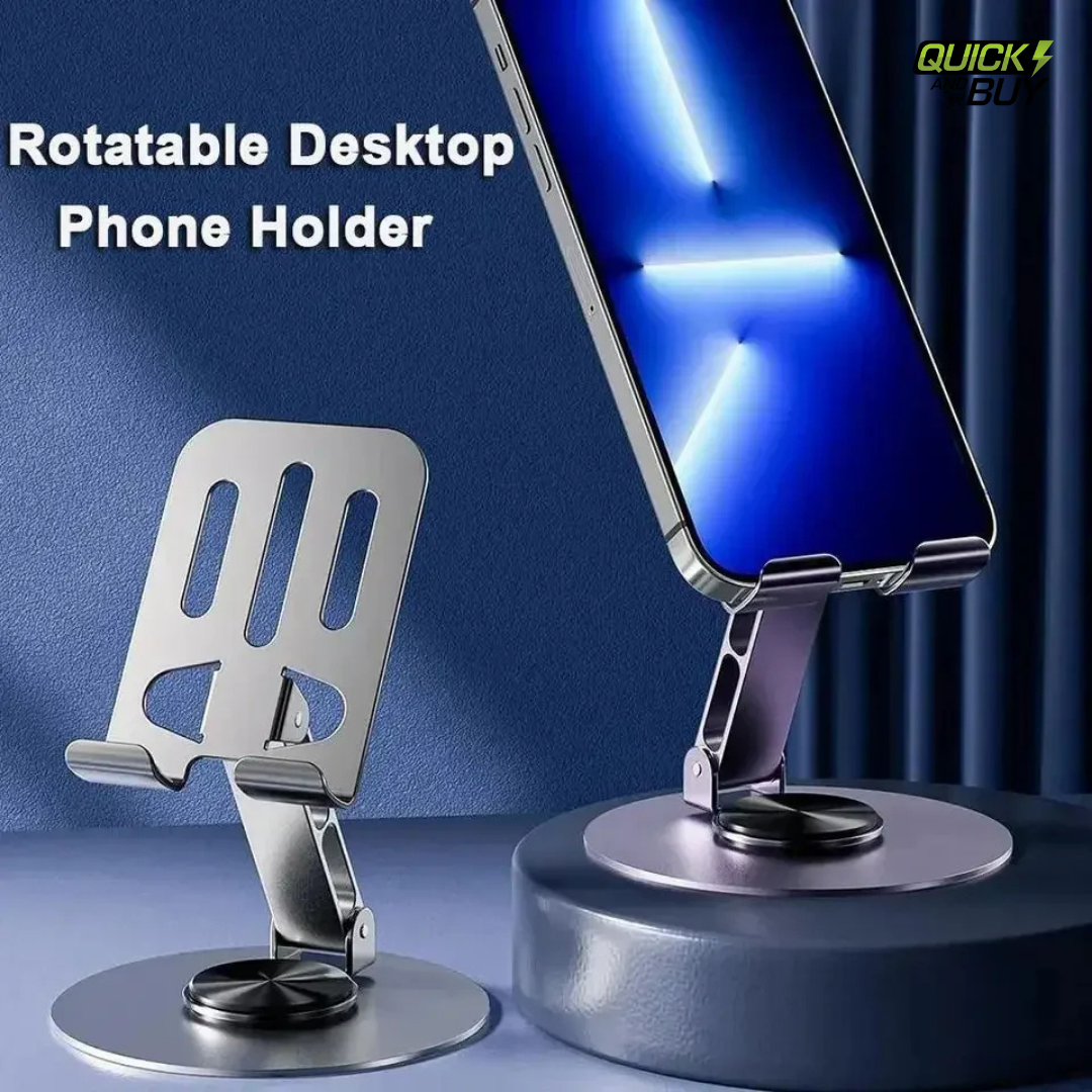 Metal 360° Rotating Desktop Mobile Phone Stand