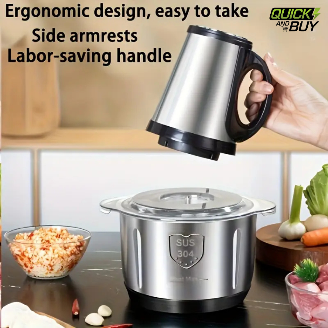 Vitamix 4-Blade 3L 750W Chopping Machine with Plastic Knife & Dryer – 3 Speed Modes