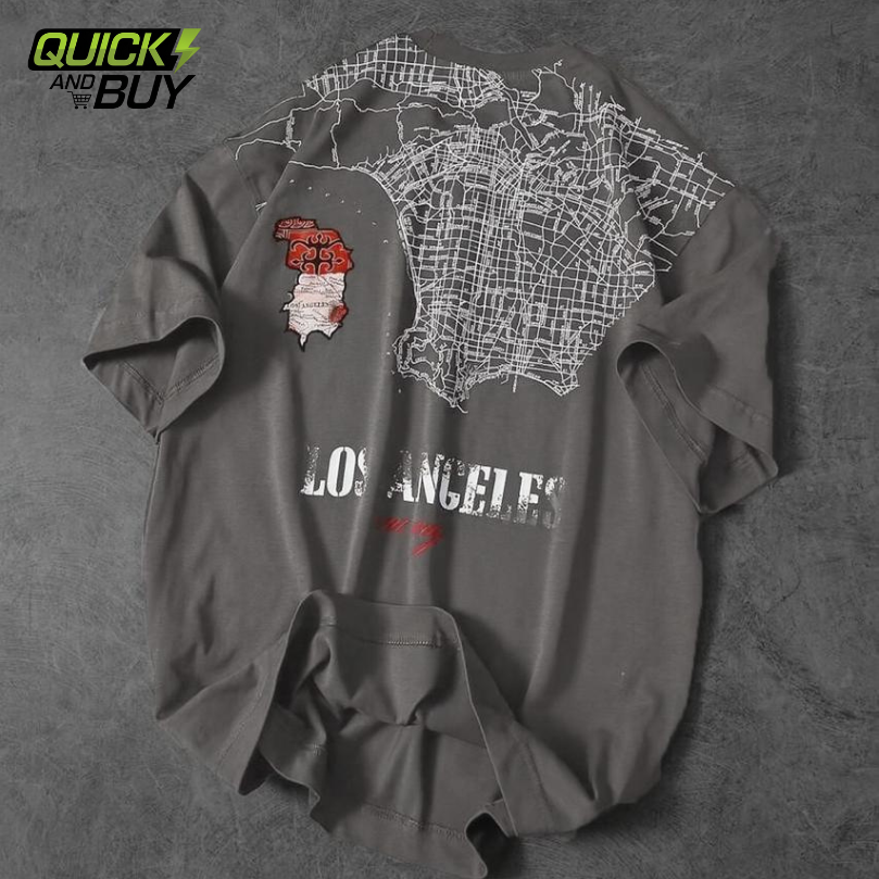 Los angeles
Printed Dropshoulder 