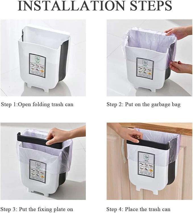 Collapsible Foldable Large Kitchen Dust Bin